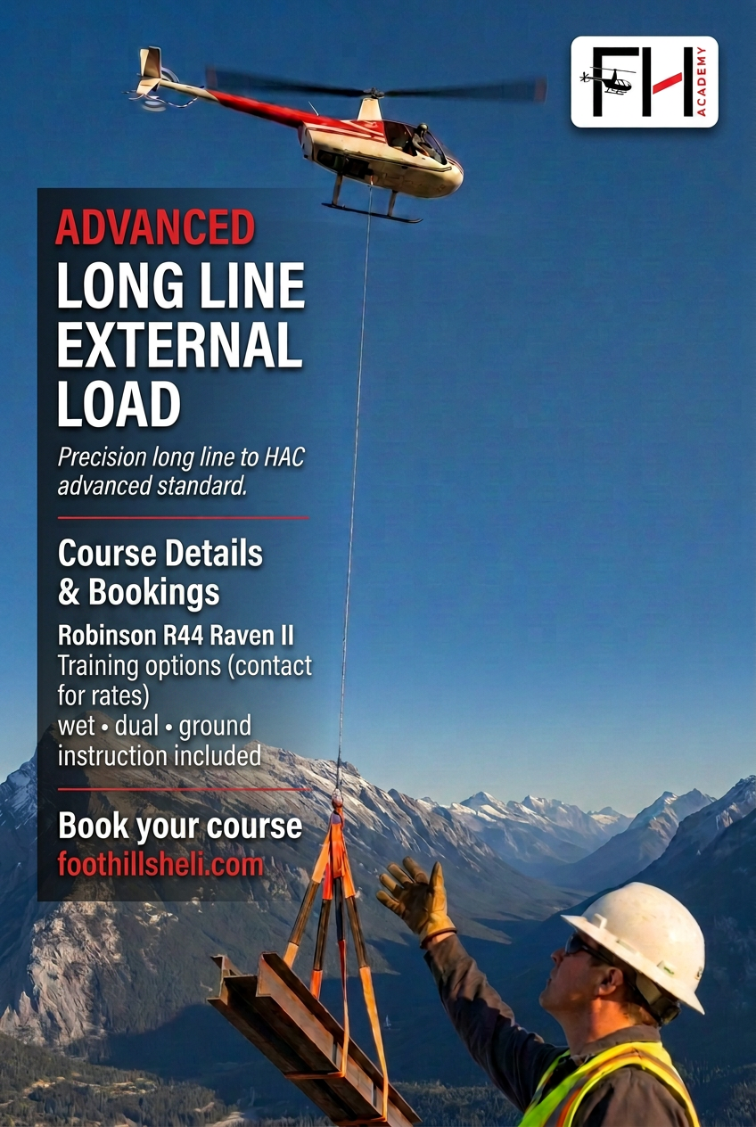 Advanced long line external load course outline